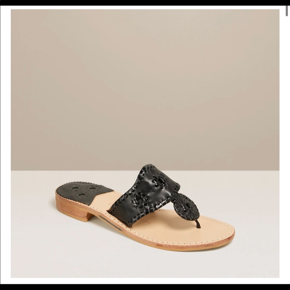 Jack Rogers Black Sandals